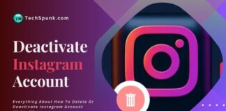 deactivate instagram account