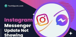 instagram messenger update not showing