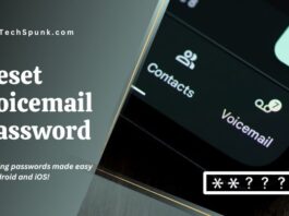 reset voicemail password