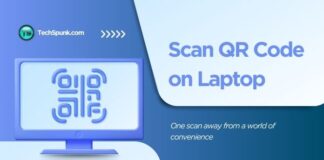 scan qr code on laptop