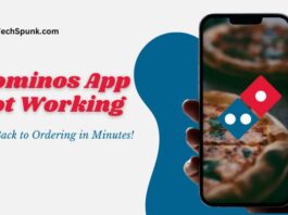 dominos app not working