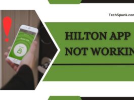 hilton app not working