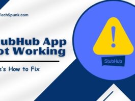 stubhub app not working