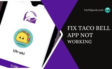 taco bell app not working