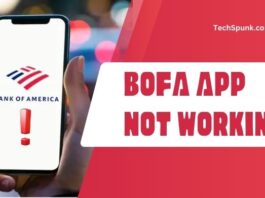 bofa app not working