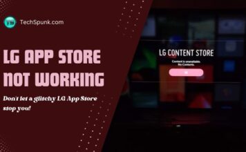 lg app store not working