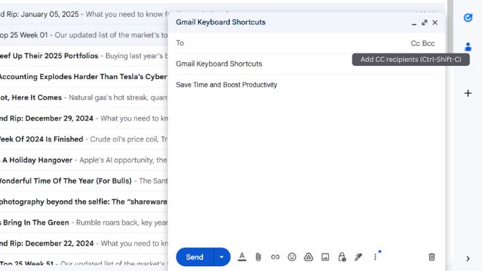 gmail keyboard shortcuts