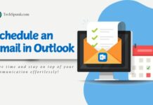 schedule an email in outlook