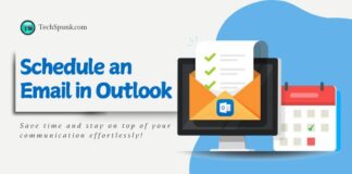 schedule an email in outlook