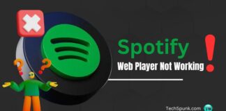 spotify web player not working