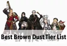 Brown Dust Tier List