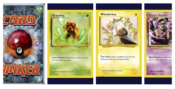 card maker for pokemon