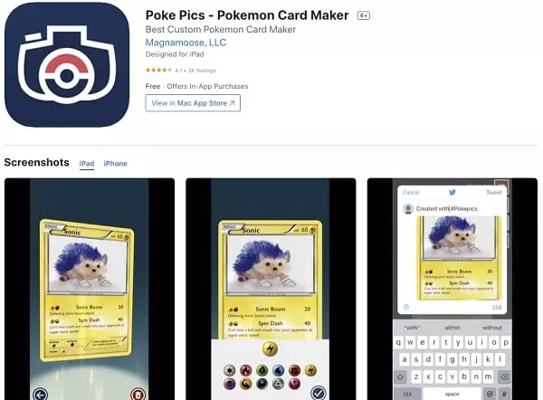 poke pics pokemon card maker