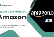 enable dark mode on amazon app