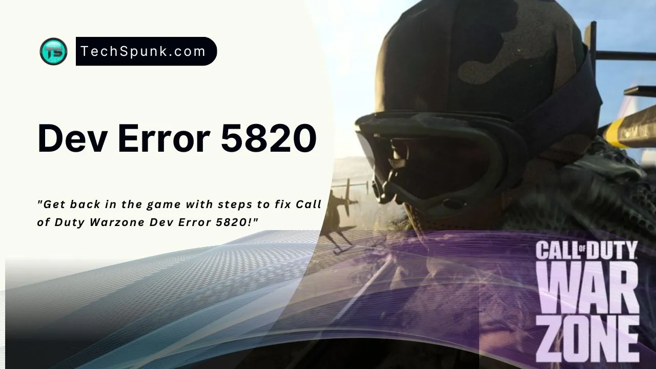 dev error 5820