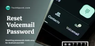 reset voicemail password