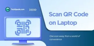 scan qr code on laptop