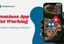 dominos app not working