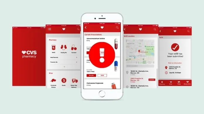 cvs pharmacy app not working