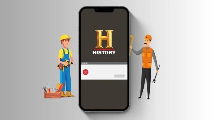 history channel app not working