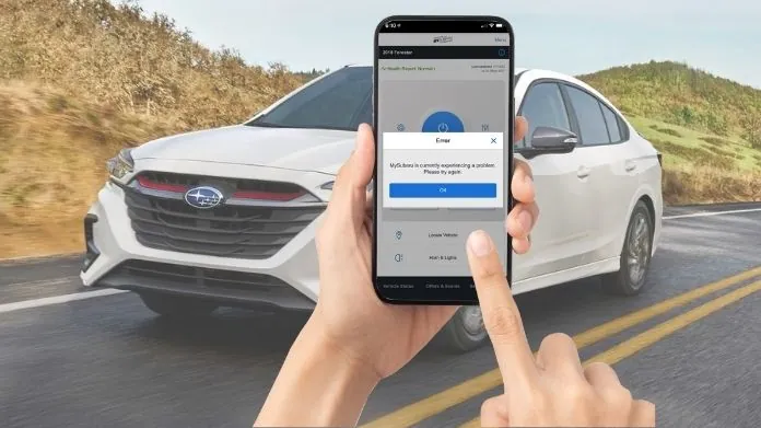my subaru app not working