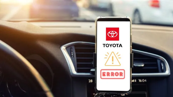 toyota app not working