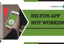 hilton app not working