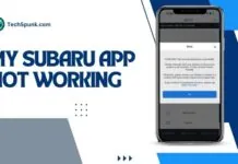 my subaru app not working