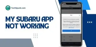 my subaru app not working