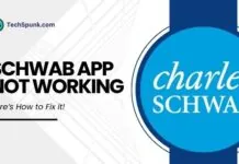 schwab app not working