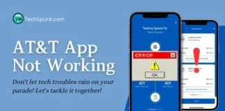 at&t app not working