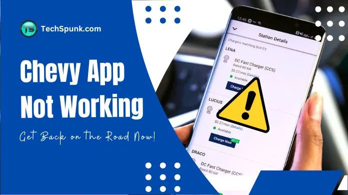 chevy app not working