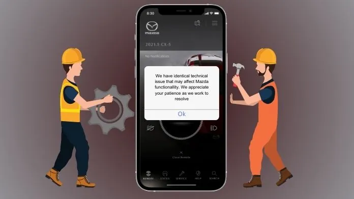 mazda app not working