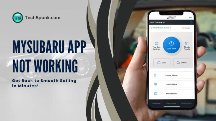mysubaru app not working