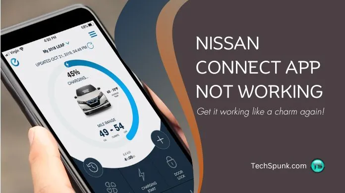 nissan connect app not working