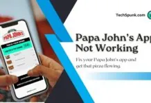 papa john's app not working