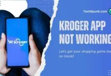 kroger app not working