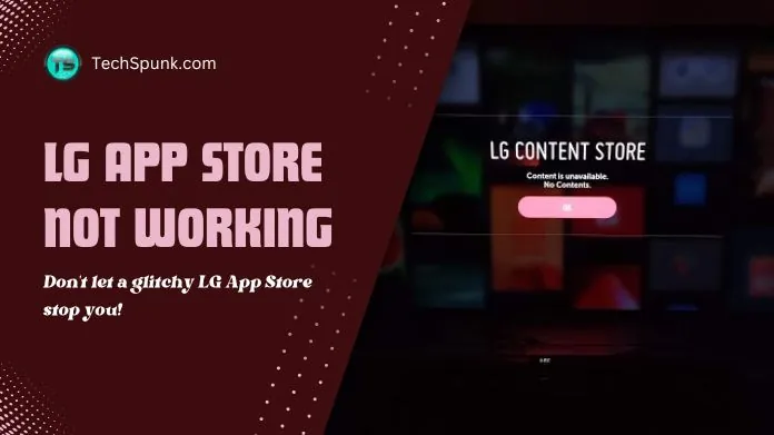 lg app store not working