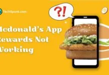 mcdonald's app rewards not working