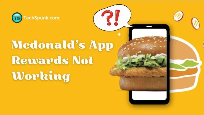 mcdonald's app rewards not working