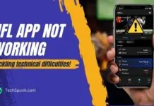 nfl app not working