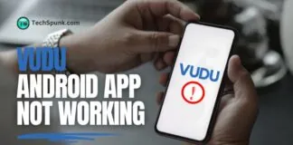 vudu android app not working