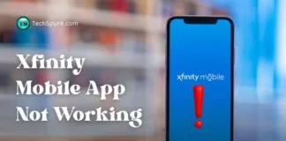 xfinity mobile app not working