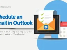 schedule an email in outlook