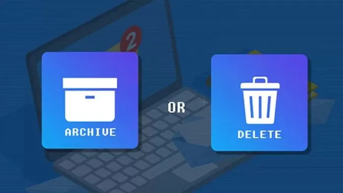 gmail archive vs delete