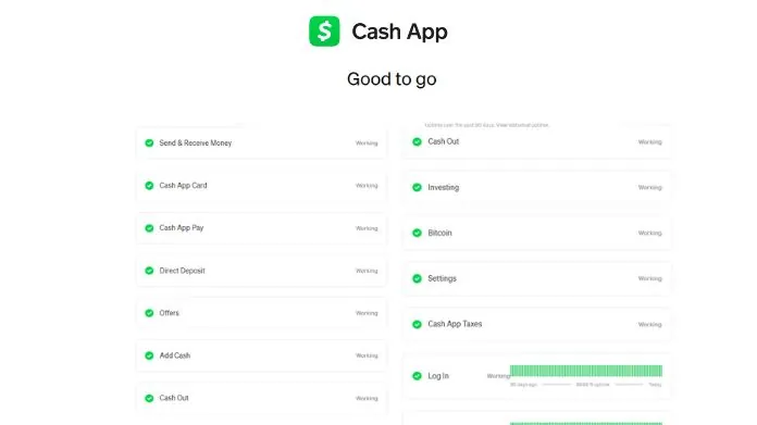 cash app not working