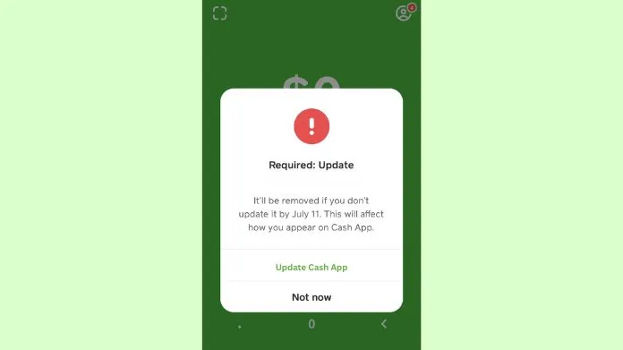 cash app not working