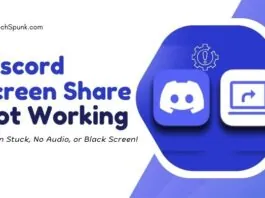 discord screen share not working