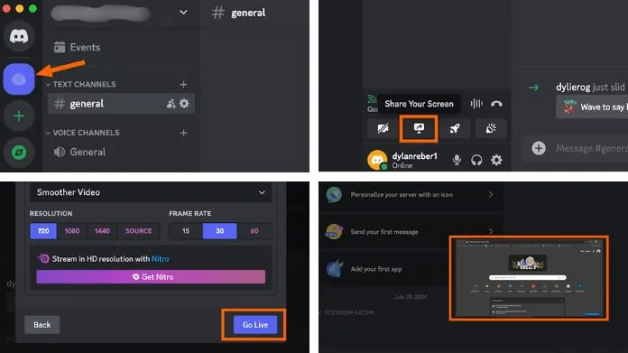 discord screen share